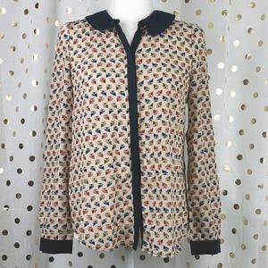 Z&I Long Sleeve Owl Blouse